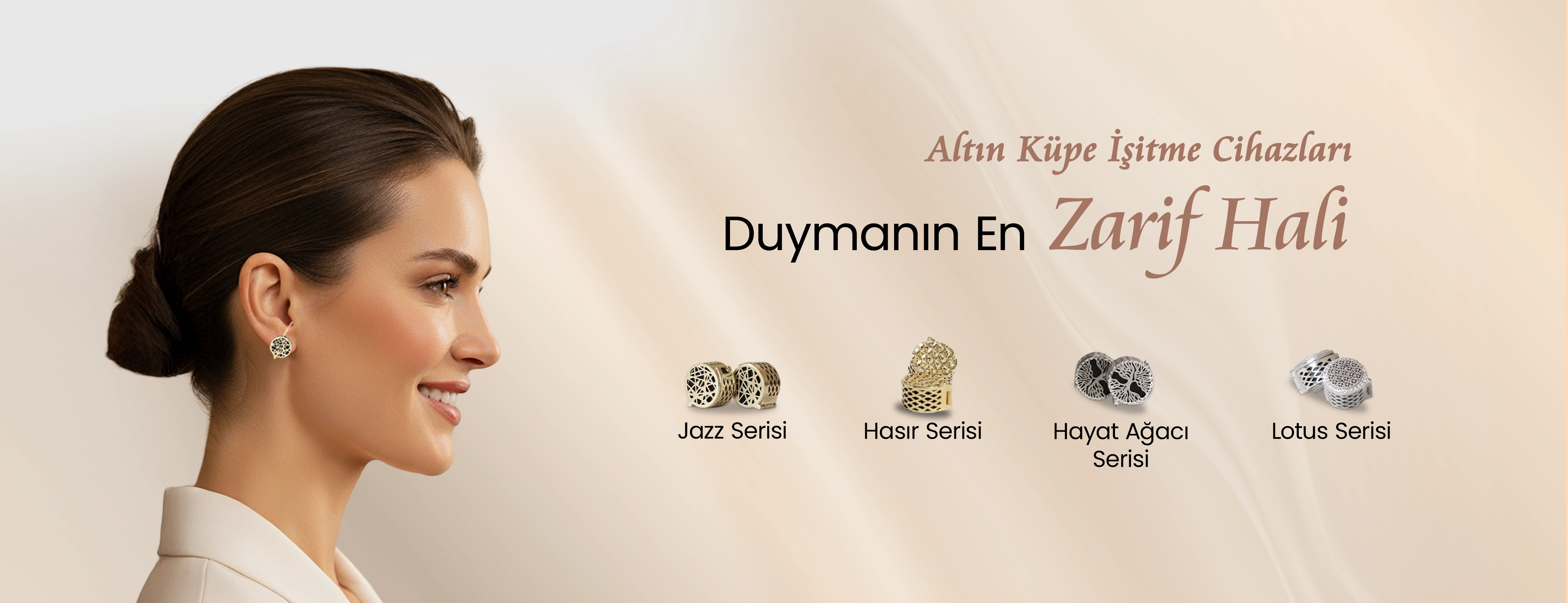 Altın Küpe İşitme Cihazı