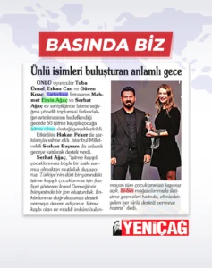 Ünlü İsimleri Buluşturan Anlamlı Gece